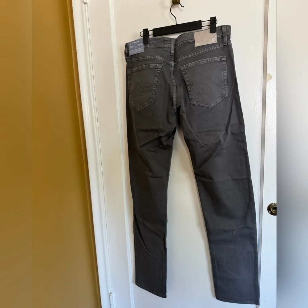 AG Trellis Modern Slim Vapor Wash Smooth Slate NWT